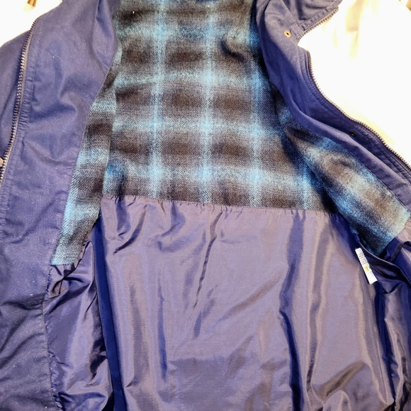 Pacific Trail Vntg Mens Quality Outerwear Jacket White Hooded Pockets Lined Sz L - Picture 13 of 15